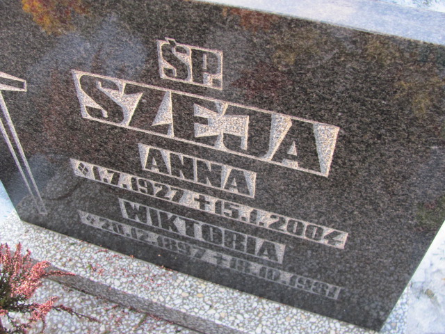 Anna Szeja 1927 Mysłowice NSPJ - Grobonet - Wyszukiwarka osób pochowanych