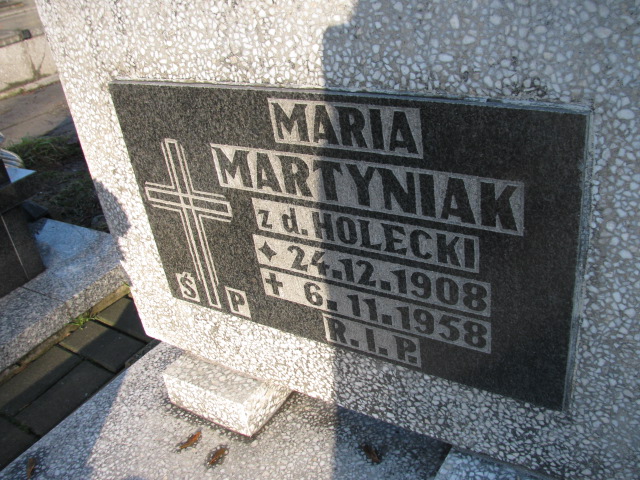 Maria Martyniak 1908 Mysłowice NSPJ - Grobonet - Wyszukiwarka osób pochowanych