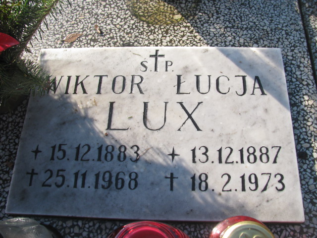 Wiktor Lux 1883 Mysłowice NSPJ - Grobonet - Wyszukiwarka osób pochowanych