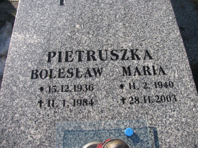 Bolesław Pietruszka 1936 Mysłowice NSPJ - Grobonet - Wyszukiwarka osób pochowanych