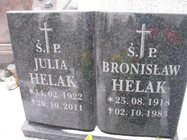 Julia Helak 1922 Mysłowice NSPJ - Grobonet - Wyszukiwarka osób pochowanych