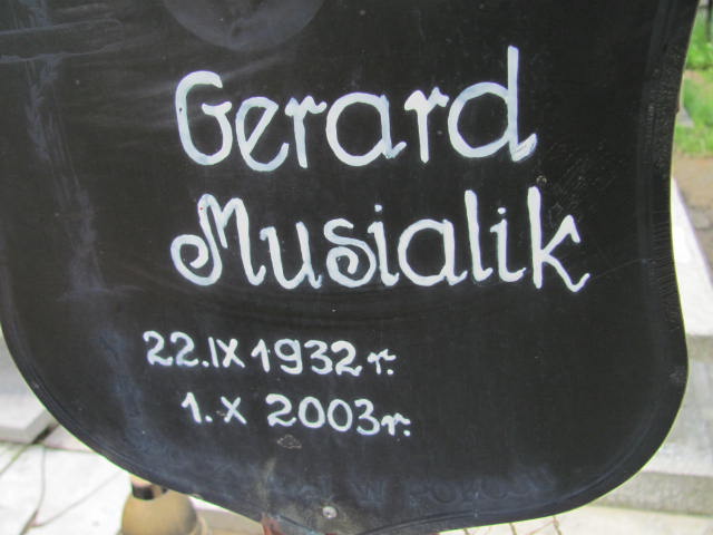 Gerard Musialik 1932 Mysłowice NSPJ - Grobonet - Wyszukiwarka osób pochowanych