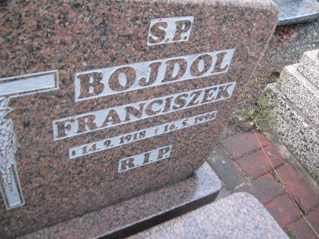Franciszek Bojdol 1918 Mysłowice NSPJ - Grobonet - Wyszukiwarka osób pochowanych