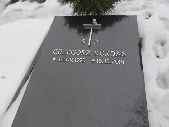 Grzegorz Kordas 1992 Mysłowice NSPJ - Grobonet - Wyszukiwarka osób pochowanych