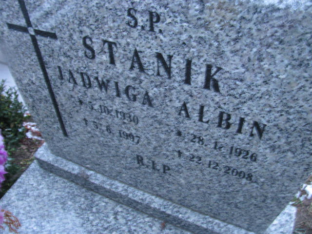 Albin Stanik 1926 Mysłowice NSPJ - Grobonet - Wyszukiwarka osób pochowanych