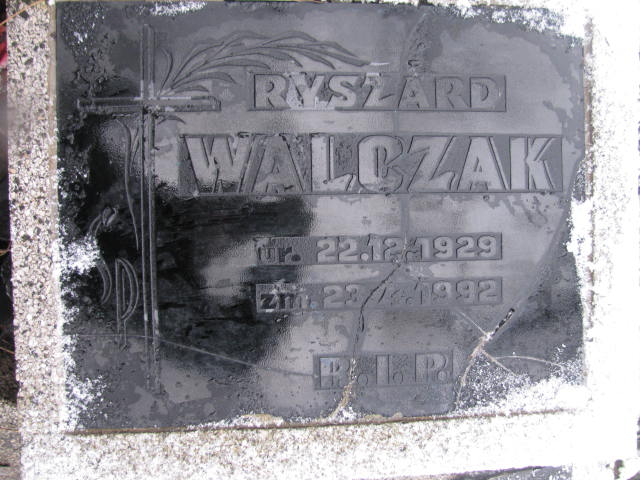 Ryszard Walczak 1929 Mysłowice NSPJ - Grobonet - Wyszukiwarka osób pochowanych