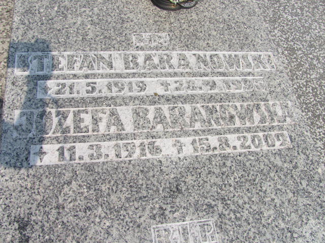 Stefan Baranowski 1919 Mysłowice NSPJ - Grobonet - Wyszukiwarka osób pochowanych