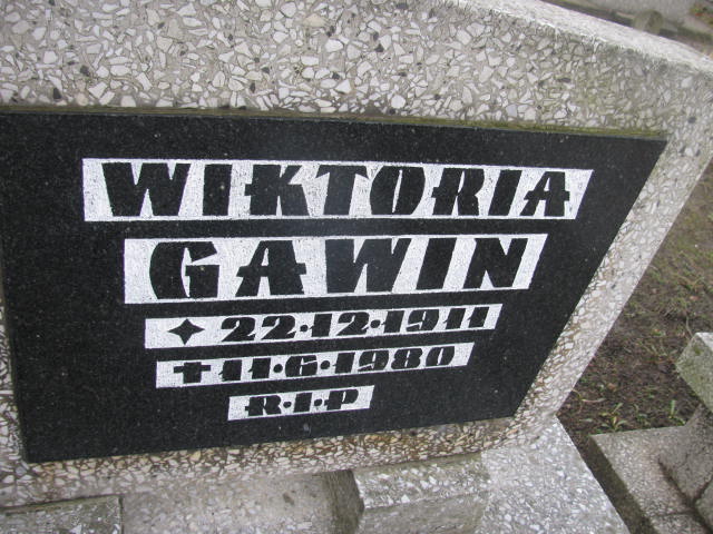 Wiktoria Gawin 1911 Mysłowice NSPJ - Grobonet - Wyszukiwarka osób pochowanych