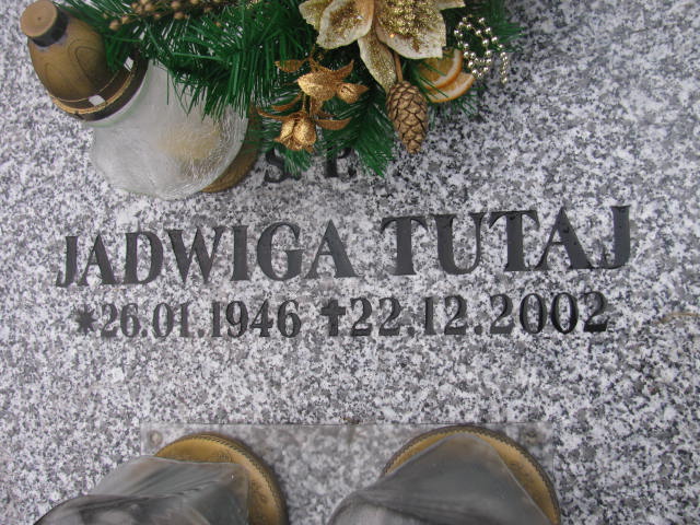 Jadwiga Tutaj 1946 Mysłowice NSPJ - Grobonet - Wyszukiwarka osób pochowanych