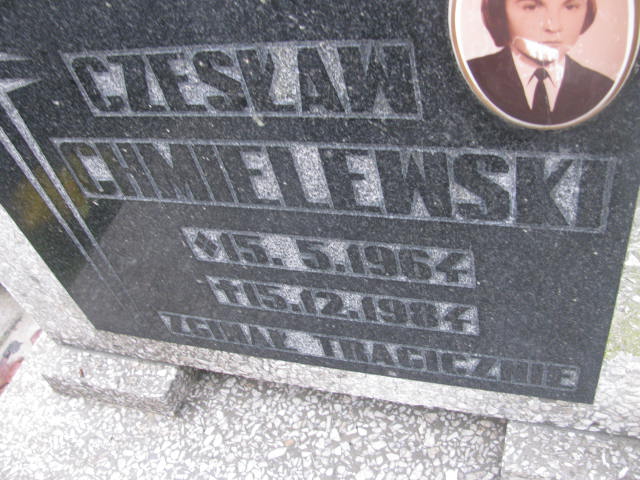 Czesław Chmielewski 1964 Mysłowice NSPJ - Grobonet - Wyszukiwarka osób pochowanych