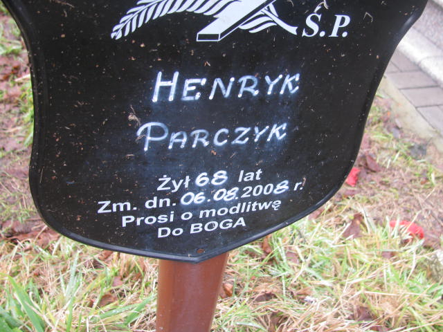 Grób Henryk Parczyk