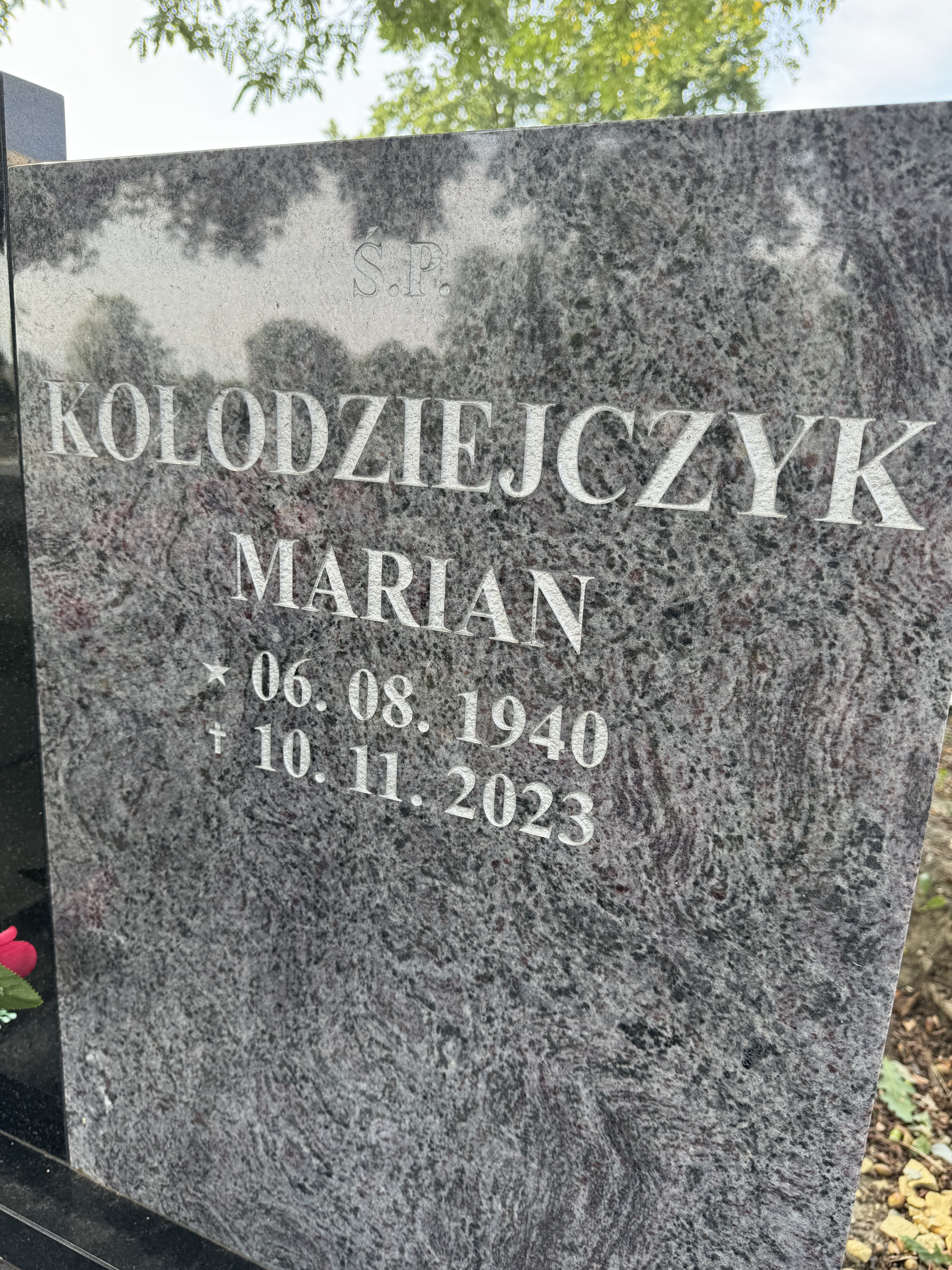 Grób Marian Kołodziejczyk