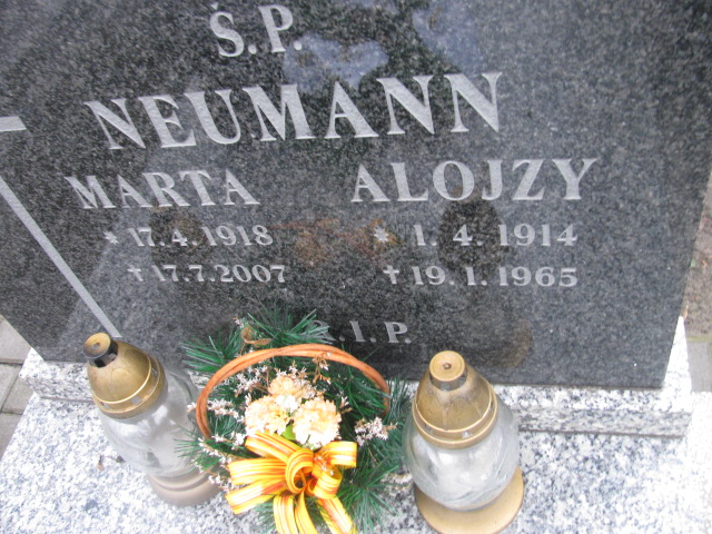 Alojzy Neumann 1914 Mysłowice NSPJ - Grobonet - Wyszukiwarka osób pochowanych