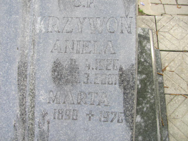 Aniela Krzywoń 1926 Mysłowice NSPJ - Grobonet - Wyszukiwarka osób pochowanych