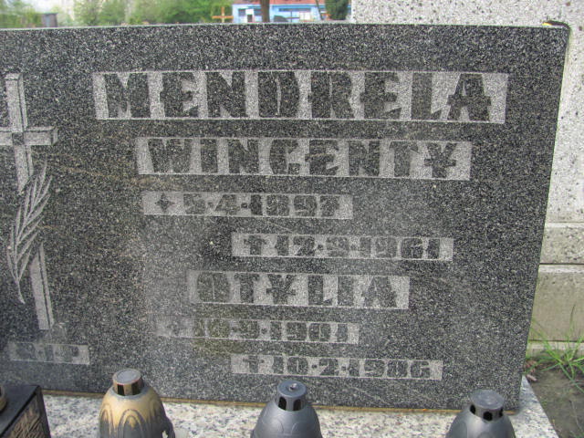 Wincenty Mendrela 1897 Mysłowice NSPJ - Grobonet - Wyszukiwarka osób pochowanych