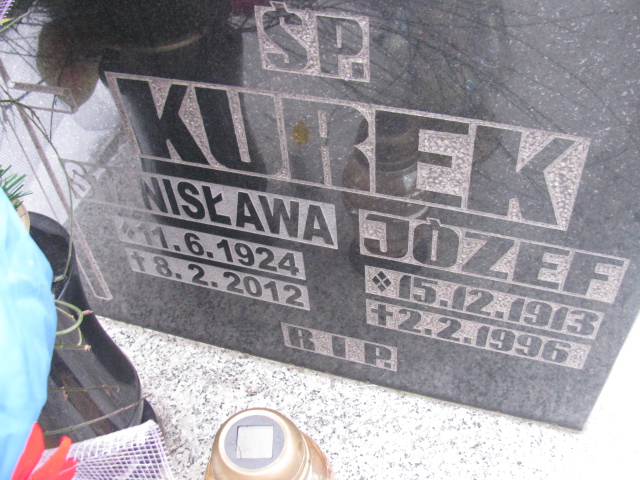 Józef Kurek 1913 Mysłowice NSPJ - Grobonet - Wyszukiwarka osób pochowanych