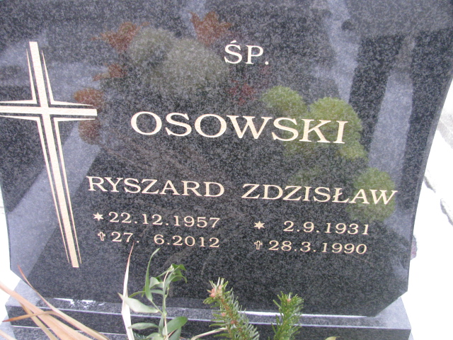 Ryszard Osowski 1957 Mysłowice NSPJ - Grobonet - Wyszukiwarka osób pochowanych