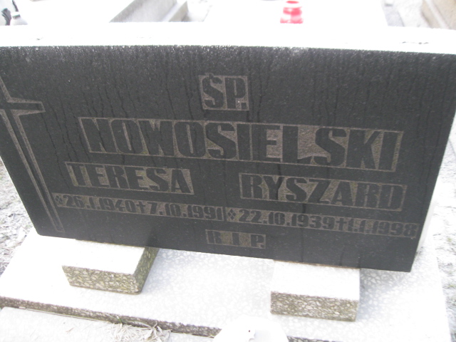 Ryszard Nowosielski 1939 Mysłowice NSPJ - Grobonet - Wyszukiwarka osób pochowanych