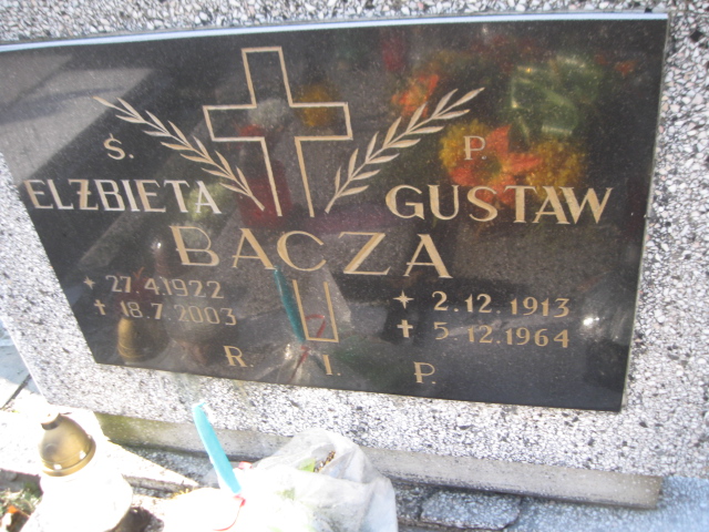 Elżbieta Bacza 1922 Mysłowice NSPJ - Grobonet - Wyszukiwarka osób pochowanych