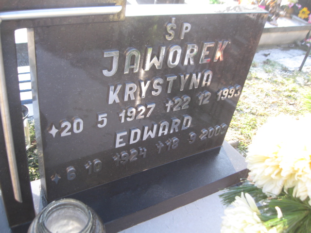 Krystyna Jaworek 1927 Mysłowice NSPJ - Grobonet - Wyszukiwarka osób pochowanych