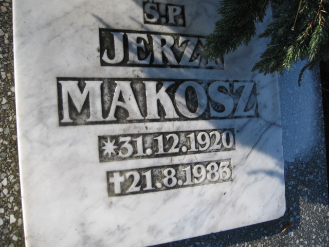 Jerzy Makosz 1947 Mysłowice NSPJ - Grobonet - Wyszukiwarka osób pochowanych