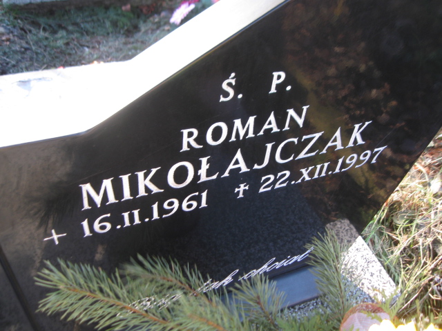 Roman Mikołajczak 1961 Mysłowice NSPJ - Grobonet - Wyszukiwarka osób pochowanych