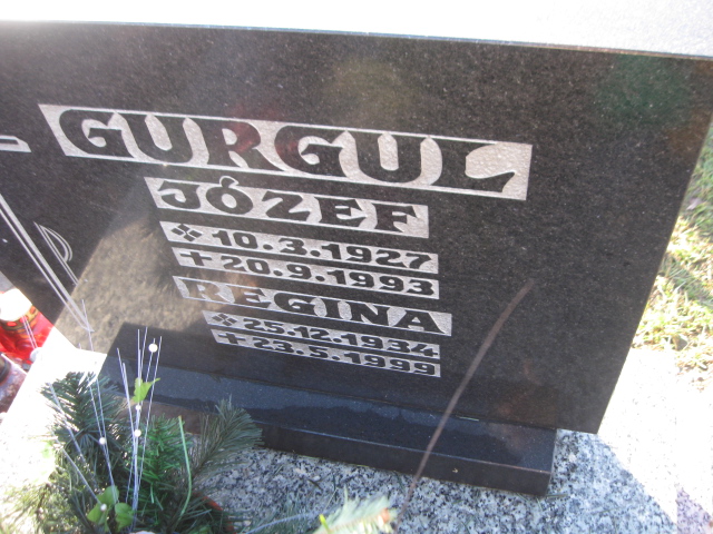 Józef Gurgul 1927 Mysłowice NSPJ - Grobonet - Wyszukiwarka osób pochowanych