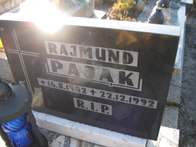 Rajmund Pająk 1942 Mysłowice NSPJ - Grobonet - Wyszukiwarka osób pochowanych
