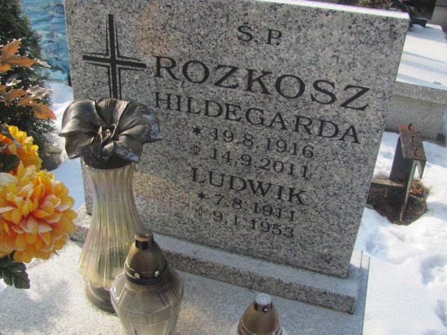 Hildegarda Rozkosz 1916 Mysłowice NSPJ - Grobonet - Wyszukiwarka osób pochowanych