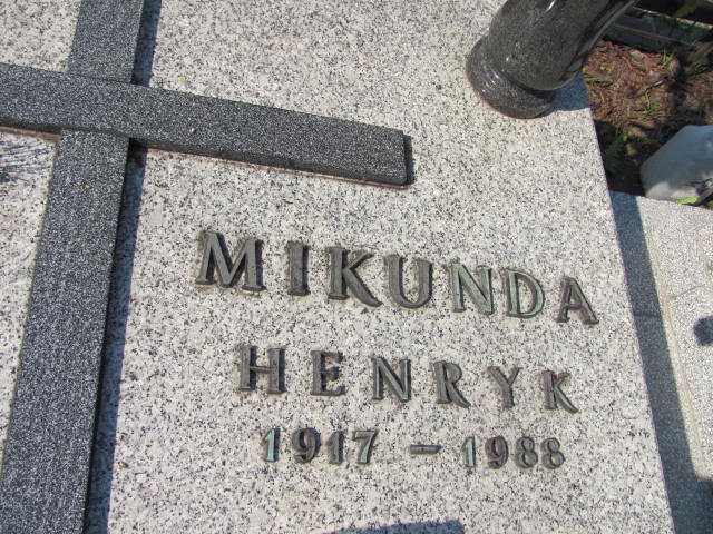 Henryk Mikunda 1917 Mysłowice NSPJ - Grobonet - Wyszukiwarka osób pochowanych