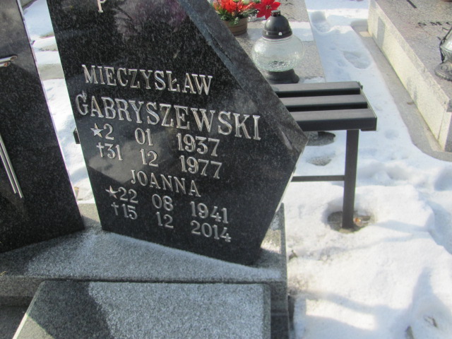 Joanna Gabryszewska 1941 Mysłowice NSPJ - Grobonet - Wyszukiwarka osób pochowanych