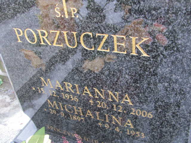 Marianna Porzuczek 1936 Mysłowice NSPJ - Grobonet - Wyszukiwarka osób pochowanych