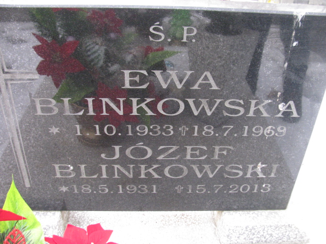 Ewa Blinkowska 1933 Mysłowice NSPJ - Grobonet - Wyszukiwarka osób pochowanych