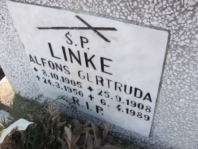Gertruda Linke 1908 Mysłowice NSPJ - Grobonet - Wyszukiwarka osób pochowanych