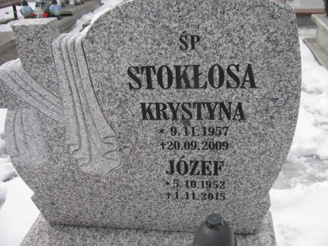 Józef Stokłosa 1952 Mysłowice NSPJ - Grobonet - Wyszukiwarka osób pochowanych