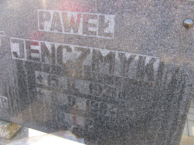 Paweł Jenczmyk 1921 Mysłowice NSPJ - Grobonet - Wyszukiwarka osób pochowanych