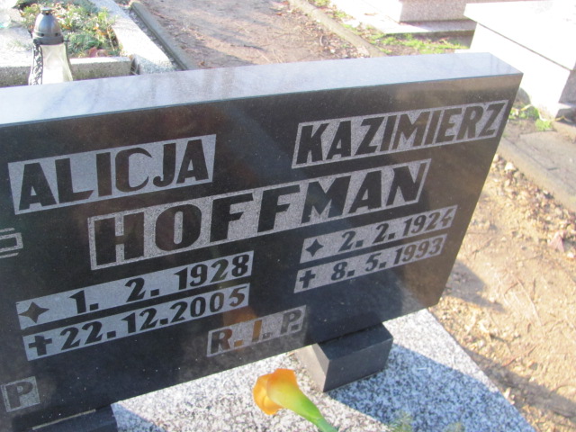 Alicja Hoffman 1928 Mysłowice NSPJ - Grobonet - Wyszukiwarka osób pochowanych