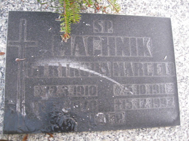 Marceli Machnik 1911 Mysłowice NSPJ - Grobonet - Wyszukiwarka osób pochowanych