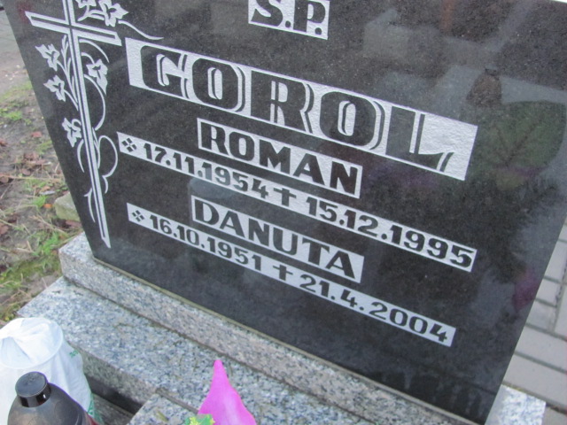 Roman Gorol 1954 Mysłowice NSPJ - Grobonet - Wyszukiwarka osób pochowanych