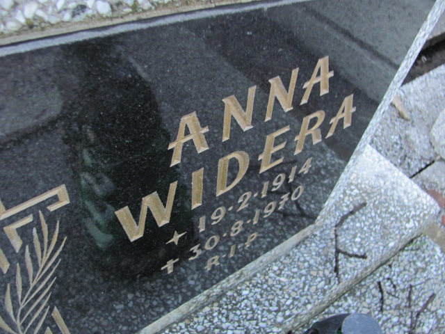 Anna Widera 1914 Mysłowice NSPJ - Grobonet - Wyszukiwarka osób pochowanych