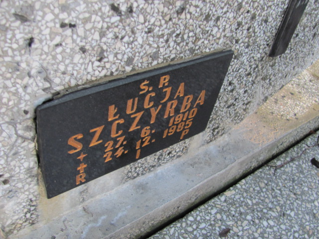 Łucja Szczyrba 1910 Mysłowice NSPJ - Grobonet - Wyszukiwarka osób pochowanych