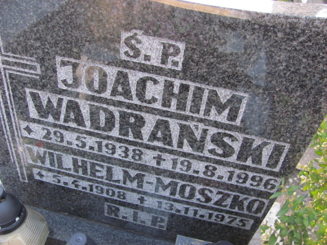 Wilhelm Moszko 1908 Mysłowice NSPJ - Grobonet - Wyszukiwarka osób pochowanych