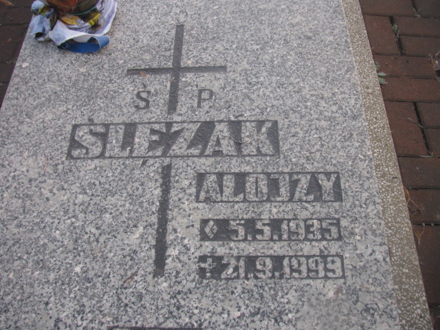Grób Alojzy Ślęzak