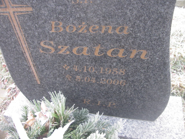 Bożena Szatan 1958 Mysłowice NSPJ - Grobonet - Wyszukiwarka osób pochowanych