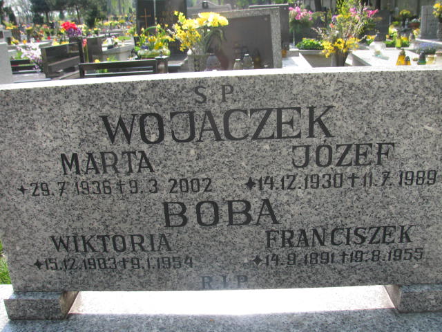 Wiktoria Boba 1983 Mysłowice NSPJ - Grobonet - Wyszukiwarka osób pochowanych