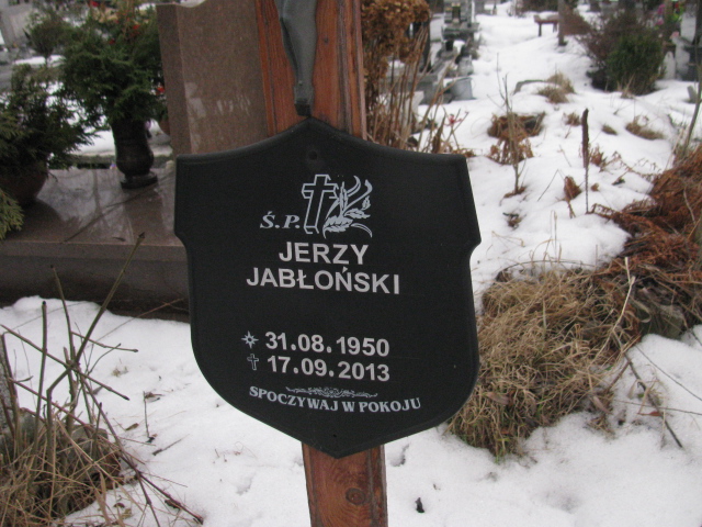 Jerzy Jabłoński 1950 Mysłowice parafialny NSPJ - Grobonet - Wyszukiwarka osób pochowanych