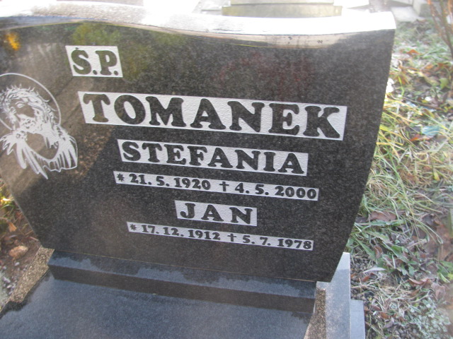 Stefania Tomanek 1920 Mysłowice NSPJ - Grobonet - Wyszukiwarka osób pochowanych