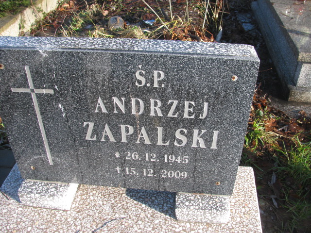 Andrzej Zapalski 1945 Mysłowice NSPJ - Grobonet - Wyszukiwarka osób pochowanych