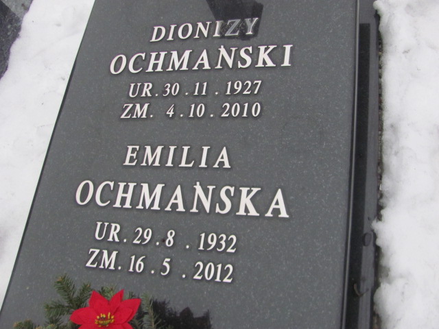 Emilia Ochmańska 1932 Mysłowice NSPJ - Grobonet - Wyszukiwarka osób pochowanych