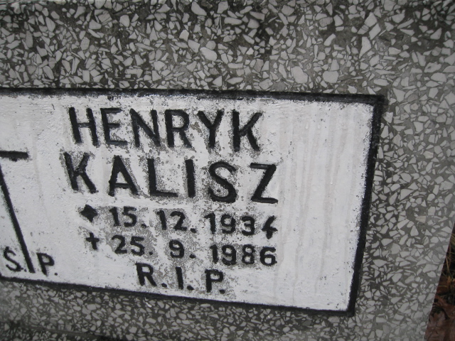 Henryk Kalisz 1934 Mysłowice NSPJ - Grobonet - Wyszukiwarka osób pochowanych